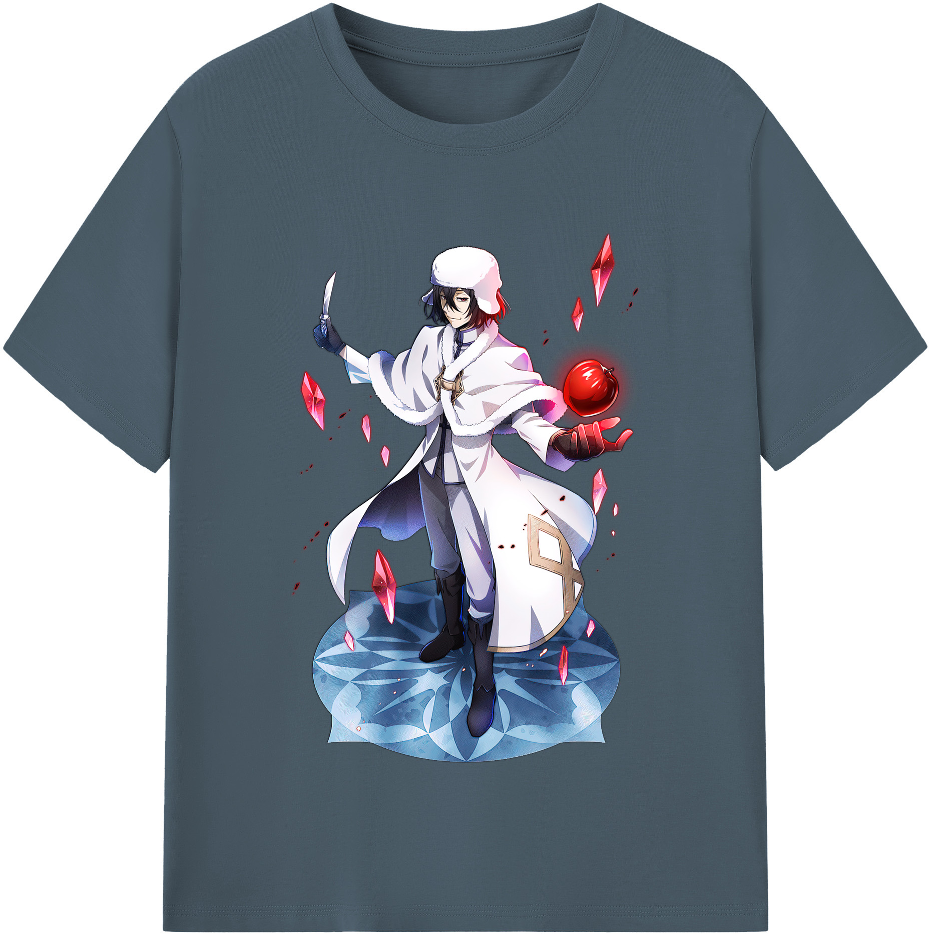 （画像用） 文豪ストレイドッグス Bungo Stray Dogs 綿100％半袖Tシャツ（フロントプリント）